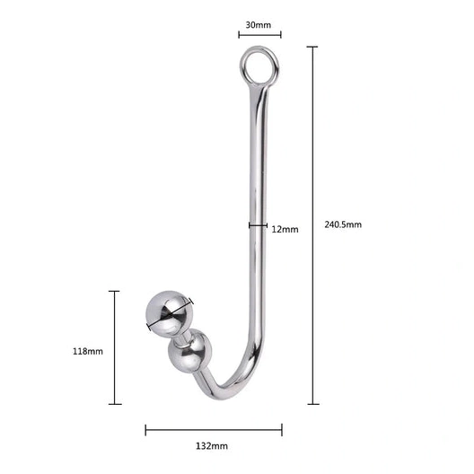 Anal Hooks Hook Collar and with Beaded Anal Elegant 5334 Cuffs 0930
